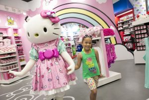 Hello Kitty Store Merch interior Talent Character Aven